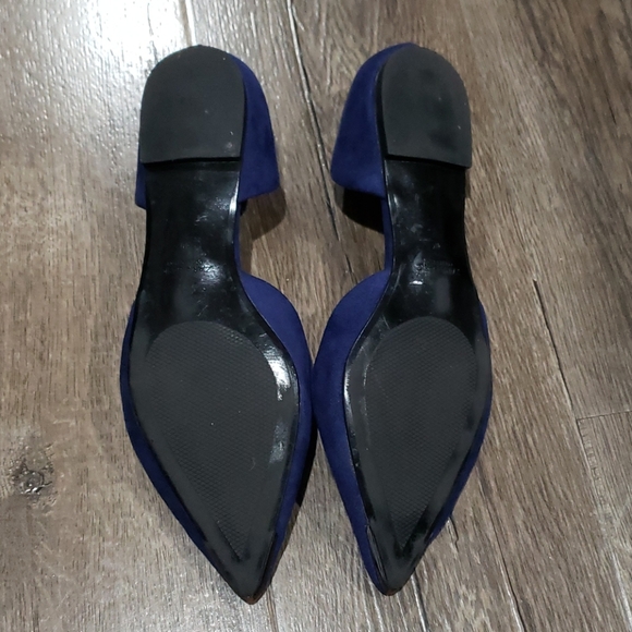 Zara Faux Suede Pointed Flats - Picture 3 of 4